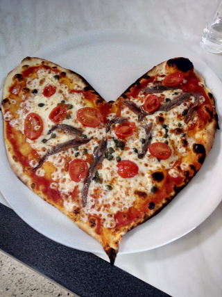 Pizza des amoureux
