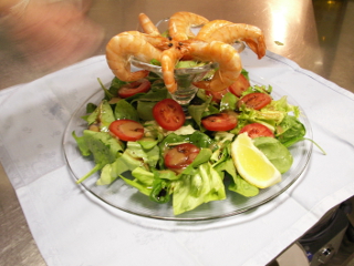 Salade de crevettes