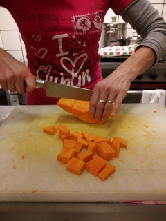 ¨Préparation de la soupe saintélyon au Capriccio